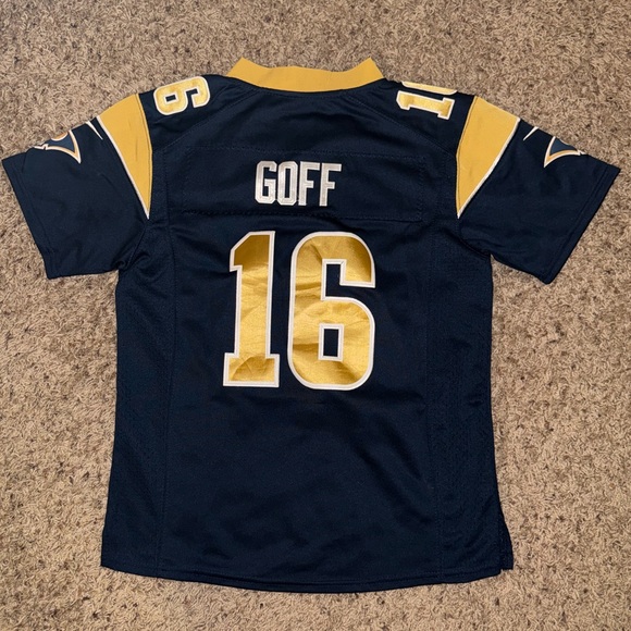 Nike NFL Rams GOFF #16 Kids Jersey size Large - Picture 2 of 10